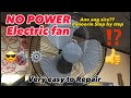 HOW TO REPAIR NO POWER ELECTRIC FAN? ( Hanapin natin kung ano ang sira )