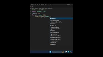 Matrix rain effect in python #shorts #python