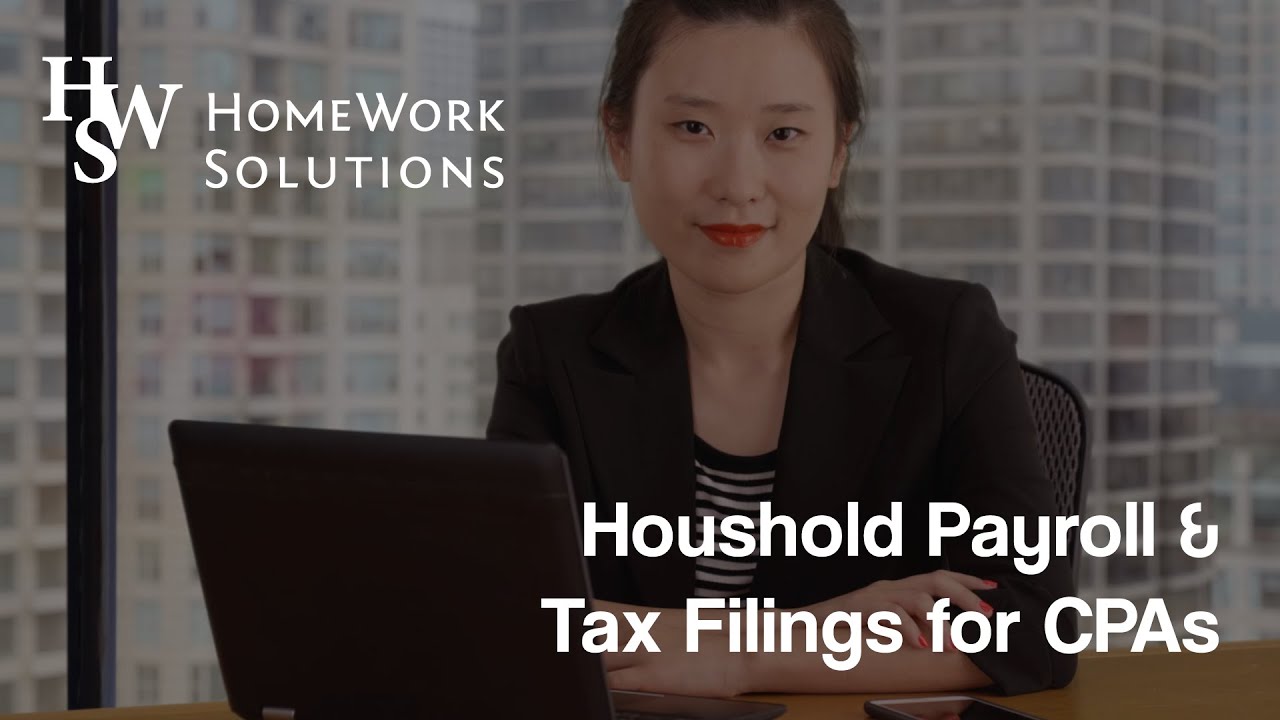 Save time on household payroll and tax filings!
