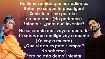 Karol G, Camilo - Contigo Voy A Muerte (Letra/Lyrics)