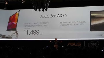Presentation of the Asus Zen AiO S @ IFA2015