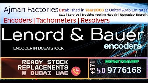 Upgrade Replace #Faulty Lenord & Bauer #equivalent #substitute #replacement Encoder servorepair.ae