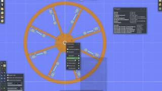 Besslerrad - Gravity Wheel (Algodoo) screenshot 1