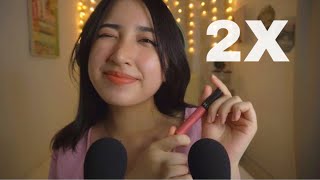 ASMR mouth sounds but it randomly becomes 2x speed🏃🏻‍♀️💨