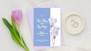 How to Create an Elegant Wedding Invitation in MS Word ⬇  DOWNLOAD FREE - 2022