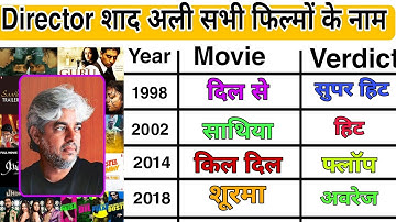 Director Shaad Ali All Movies Verdict 2023 || Shaad Ali all Flop And Hit Films Name | Box Office.