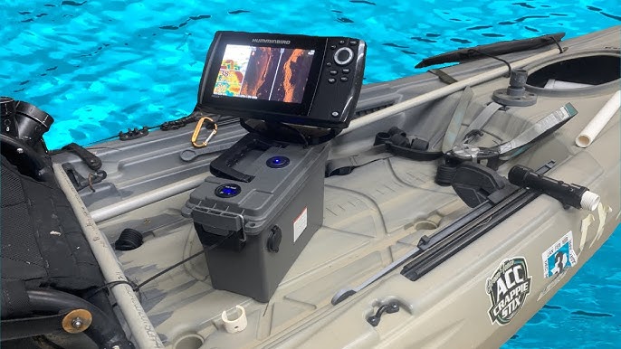 How to install fish finder on canoe! 