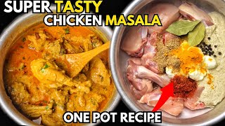 Super Tasty Hyderabadi Chicken Masala Recipe😋| How to make Chicken Masala | Hyderabadi Dum Ka Murgh