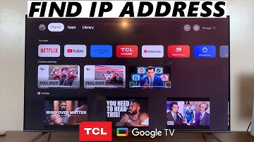 TCL Google TV: How To See IP Address | Find IP Address