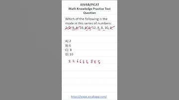 ASVAB/PiCAT Mathematics Knowledge Practice Test Q: Median, Mode, Range #acetheasvab w/ #grammarhero