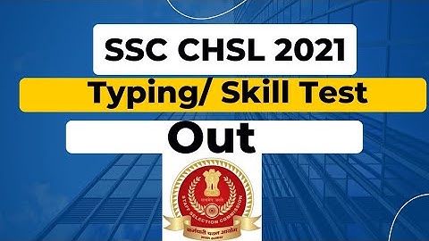 SSC CHSL 2021 Skill test/ Typing Result Out !! #sscchsl #sscchsl2022  #ssc