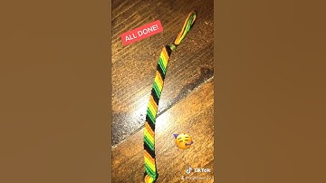 How to striped friendship bracelet