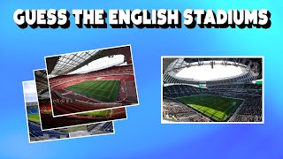 Guess The Premier League Stadiums + Championship | Quiz | English Football Quiz