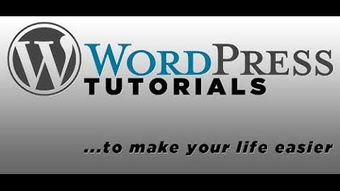 WordPress Bangla Tutorial Part 1