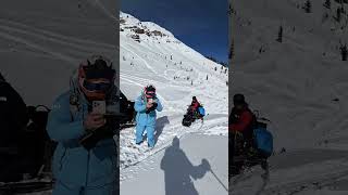 GoPro | &quot;Hands Down the Craziest Line of My Life&quot; - Kai Jones 🎬 #Shorts #Skiing