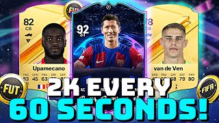 2K EVERY 60 SECONDS ??? Best EA FC 24 Trading Method (EA FC 24 Sniping Filters & Bulk bidding)