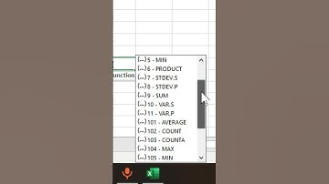 How to Sum Numbers in Excel Using Subtotal Function