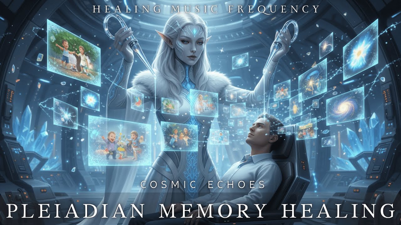 Pleiadian Memory Healing 🌸 Healing Music Frequency | Cosmic Echoes to ...