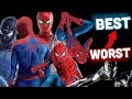 Every Live Action Spider-Man Suit Ranked