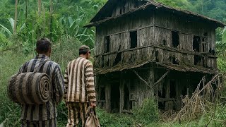 Full Video: 365 days Homeless Father and Son Enter the Forest to Build an Isolated Bamboo House