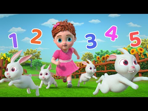 Number Song | Five Little Bunnies + More Baby Songs | Beep Beep Nursery Rhymes