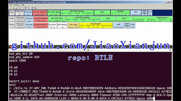 Bluetooth Low Energy, BTLE/BT4.0 Packet Sender. (Software Defined Radio)