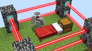 Ich Baue Laser Um Mein Bett😂👌.. Minecraft Lucky Block Bedwars