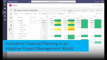 Innovative Financial Planning in an Adaptive Project Management World