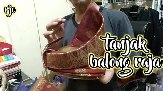 melipat tanjak balong raja | kreasi rumahitam | tutorial