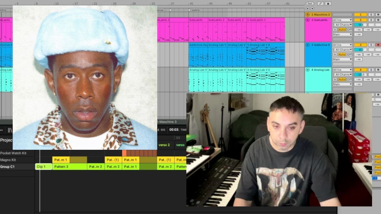 Making a beat for Tyler, The Creator | Ableton Live Cookup - YouTube
