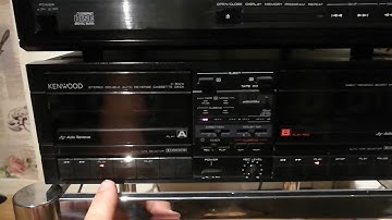 Kenwood double auto reverse cassette deck X-5Wx test