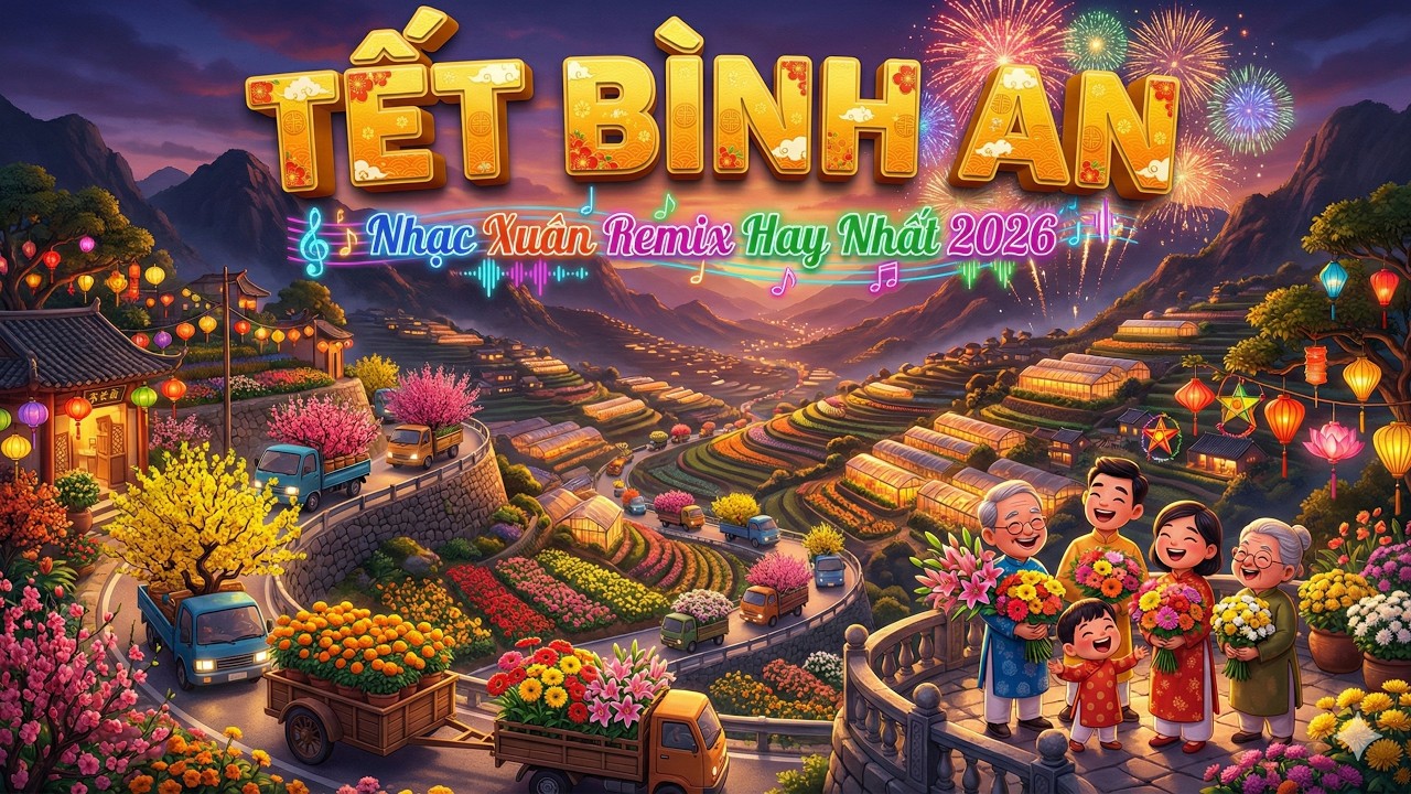 🧧 ❤️ TẾT BÌNH AN (REMIX) 🧨 | 🔊LK NHẠC XUÂN 2026 HAY NHẤT | HOẠT HÌNH NGÀY TẾT VIỆT NAM RỰC RỠ 🌸
