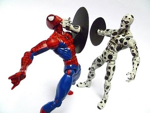 ACBA Face Off: THE SPOT VS Spider-Man & Custom Figure Commentary - YouTube