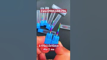 Mũi cnc cắt alu mica formex pvc quảng cáo nội thất #cnc #muicnc #cncrouter