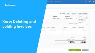 Xero: Deleting and voiding invoices