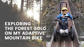 Solo forest exploring without my wheelchair | Vanlife|