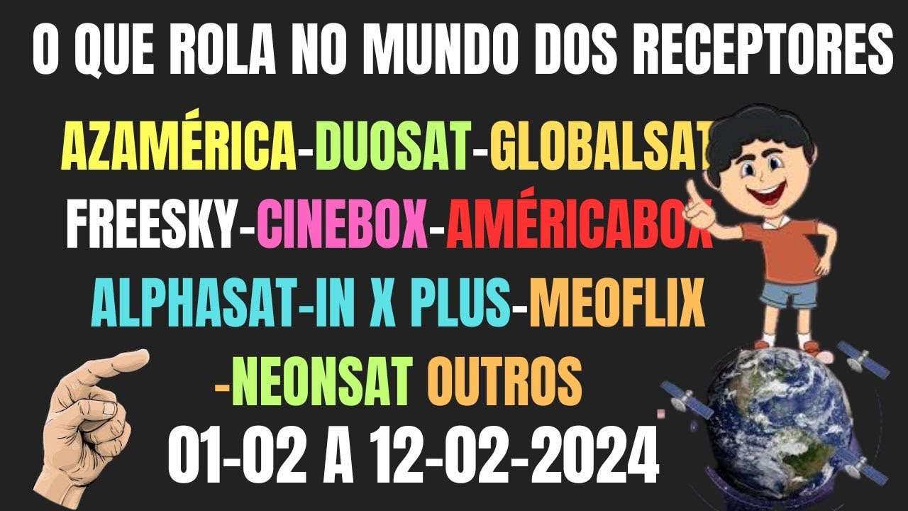 STATUS ATUALIZADOS DO IKS, SKS E IPTV DOS RECEPTORES ALTERNATIVOS 01-02 A12-02-2024