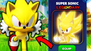 HOW TO GET SUPER SONIC CHARACTER? *LEAKED* (Sonic Speed Simulator)