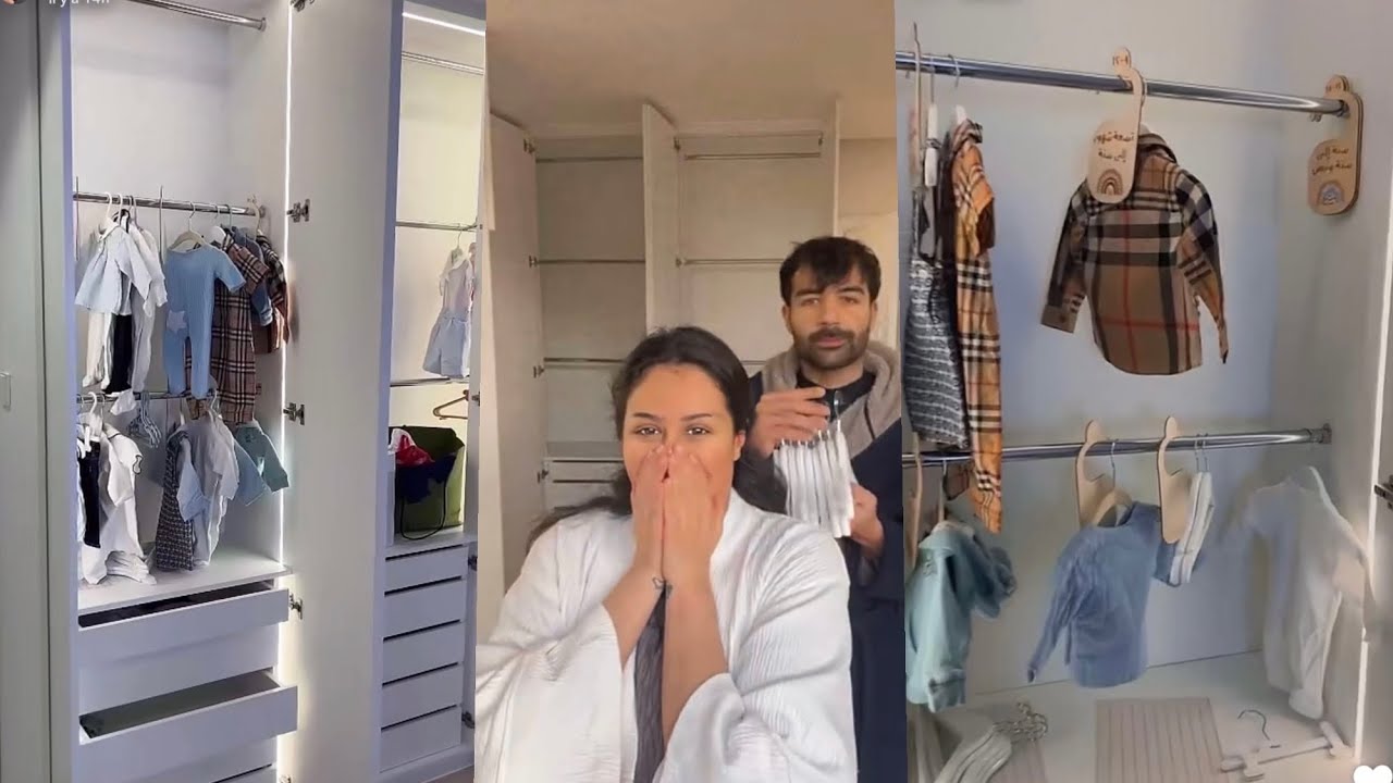 فرح الهادي و عقيل يجهزون غرفة البيبي و شنطة المستشفى 🥹👼🏻