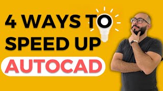 4 Ways to Speed Up AutoCAD - Autocad 2023 For Mac Tutorial