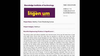 Railway Track Monitoring System | Computer Vision-Based Safety Robot | Engineering Project