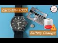 Casio EFV 100D Battery Change