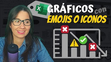 ✅🔻🟡 Gráficos con EMOJIS o ICONOS en EXCEL.