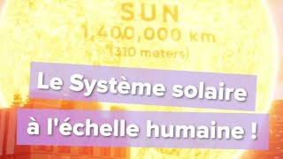 Le système solaire à l'échelle humain