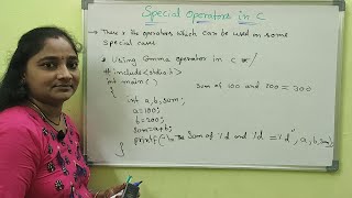 C-Language||Class-40|| Special Operators in C ||Both in Telugu and English||Telugu Scit Tutorials