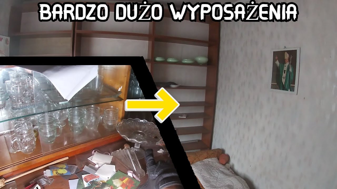 OPUSZCZONY DOM PANA ZBIGNIEWA Z CAŁYM WYPOSAŻENIEM