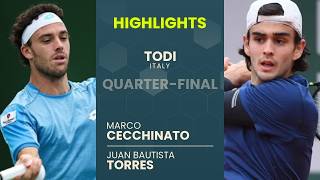 Marco Cecchinato vs Juan Bautista Torres Highlights | Todi 2026 Quarter-final
