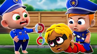 Baby Police Chase Thief - Baby Police Song - Funny Songs & Nursery Rhymes - PIB Little Songs