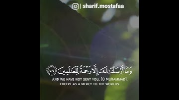 حالات واتس يوم الجمعة 🌸❤️ القارئ شريف مصطفى| وما أرسناك