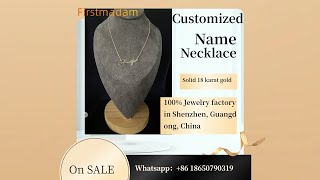 The Symbolic Beauty of an 18k Customized Name Necklace: Elevate Your Style Show Your Individuality